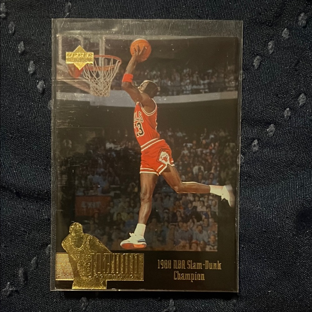1988 NBA Slam-Dunk Champion Trading Card Michael Jordan